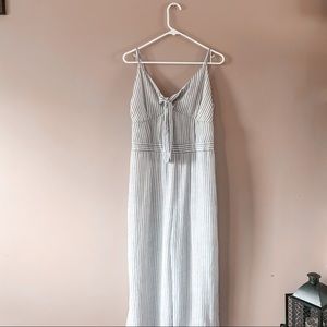 Striped Jumpsuit/ size XL